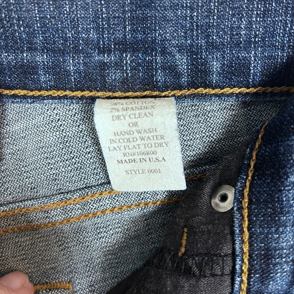 Boho Chic Embellished Denim Jeans Blue Floral Rhinestone Tassel Cuff Women's - Picture 13 of 16